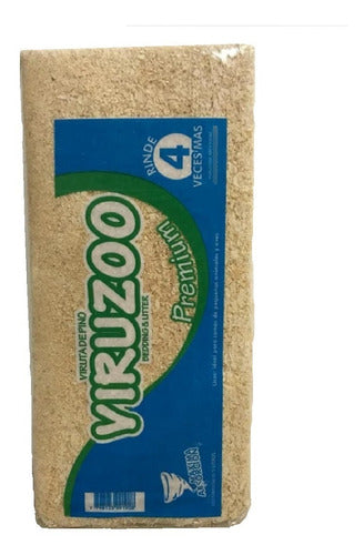 Viruzoo Virgin Pine Bedding for Small Rodents 5 Liters x10 Units 1