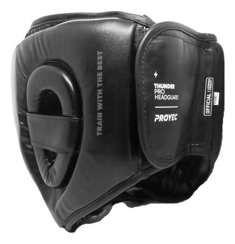 Proyec Boxing Headgear with Cheek and Neck Protection MMA Muay Thai Impact Kick 72