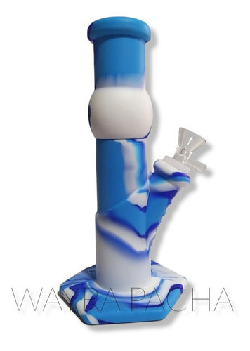WAYRA PACHA Silicone Bong with Glass Ice Catcher 6