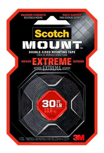 3M Scotch Mount Extreme Indoor and Outdoor Tape - 3M 0