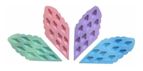 Craco Ice Cube Tray Shaped Like Ice Cream Packs of 10 0