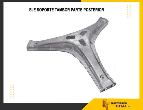 Eje Soporte Tambor Kit Lavarropa Drean Excellent Blue 8.12 4