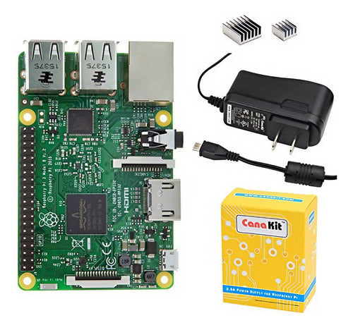 Canakit Frambuesa Pi 3 Fuente Alimentación Micro Usb 2.5a 0