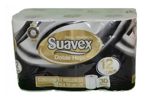 SUAVEX Papel Higiénico Bco Premium Doble Hoja X 30 Mts (funda X 72) 0