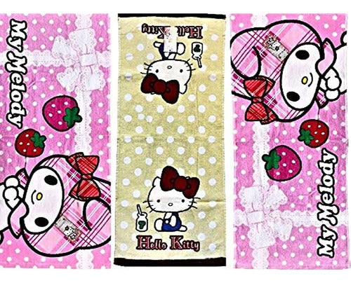 Toalla De Baño Royal Girls Hello Kitty Terry, 15 X 30 (paque 0