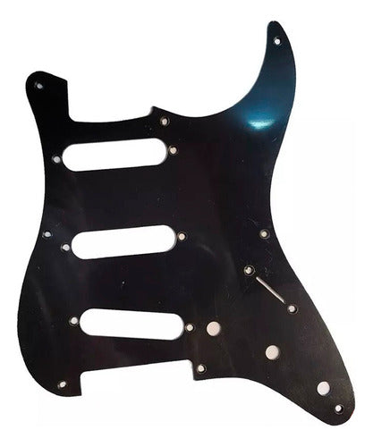 Pickguard Cool Parts Pss01sss Estilo 57 Strato 1 Capa Negro 0