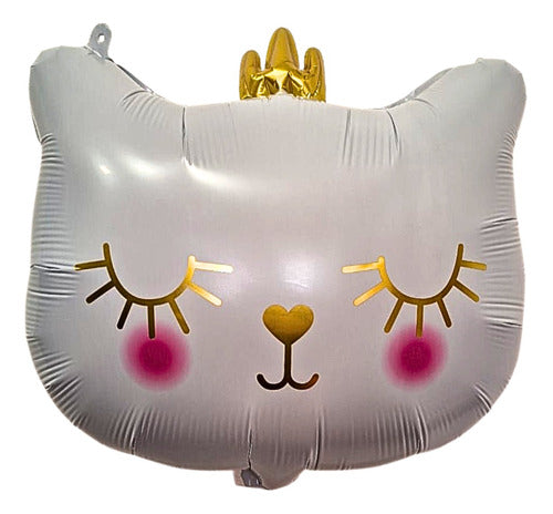 Globo Fun Gatita Blanca 50cm Head Balloon 0