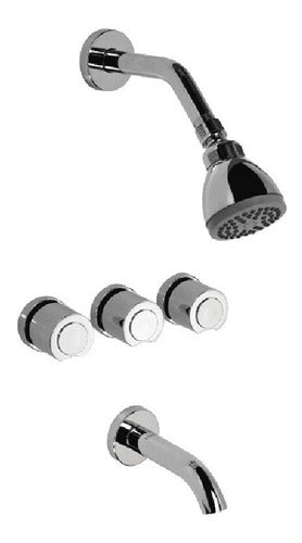 Piazza Optima Built-In Shower Faucet with Transfer 0