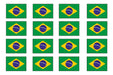 Patch Estampado Bandeiras Do Brasil, Copa, Bandeiras 1