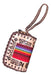 Andean Leather and Aguayo Keychain Coin Purses x12 - Souvenirs 0