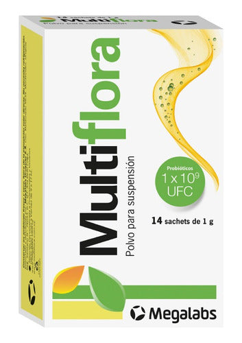 Multiflora® X 14 Sobres | Probióticos + Prebiótico 0