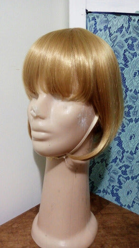 Peluca Tipo Cosplay Rubia Amarilla D La Parti Wigs! 4