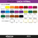 6 Lacas Vitral Eterna 37ml + Solvente X 125ml 3