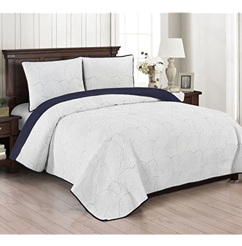 Brielle Home Wave - Reversible Ultra-Soft Comforter Set 2