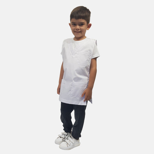 Sleeveless Primary School Apron for Boys by Broder Uniforms 0
