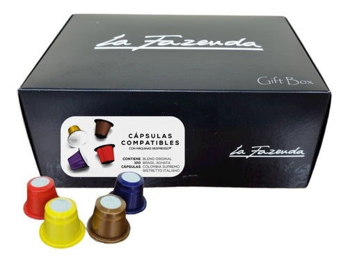 La Fazenda Compatible Capsules C/ Nespresso Assorted X 100 Units 1