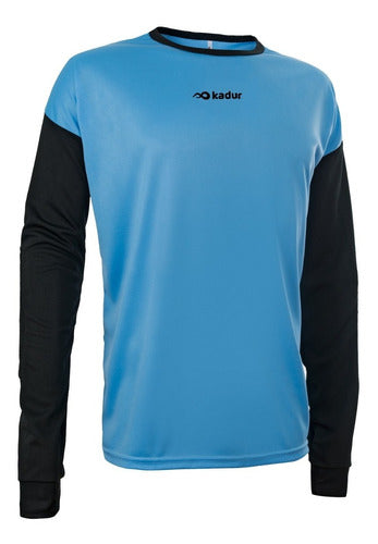 Goalkeeper Long Sleeve Soccer Jersey with Elbow Impact Protection by Kadur 25