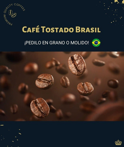 Ghirardelli Café Brasil Tostado Premium Molido O Grano Sin Tacc X 3 Kg 2