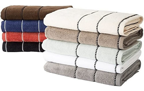 Lavish Home Luxury Cotton Towel Set: Quick Dry, Zero Twist 3