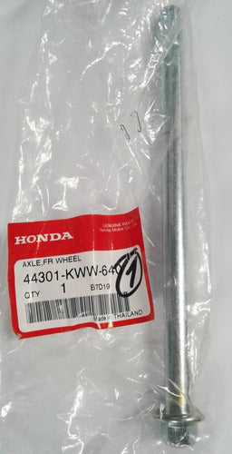 Eje Rueda Delant Original Honda Wave 110 14-20 Centro Motos 1