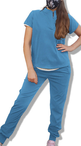 Medical Scrub Suit Mao Neck Superflex by Arciel for Women 65