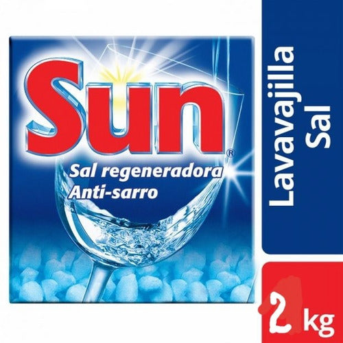 Pack 2kg Sal Especial Sun Importada Lavavajillas  Fact A 0