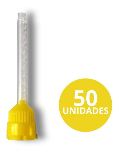 50 Puntas Mezcladoras Para Silicona Panasil - Odontología 1