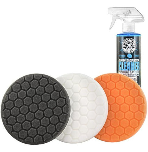 Chemical Guys Hex_3kit_5 5.5 Buffing Pad Sampler Kit, (1) 0