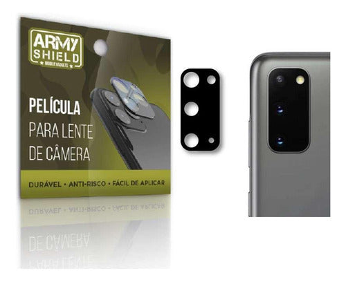 Kit Película De Câmera Samsung S10 Lite Com Capa Anti Shock 1