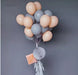 Latex Kit De 50 Globos Pastel R12 Lo Ultimo !! Gris, Salmon 1