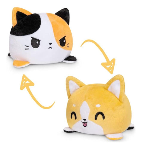 Teeturtle - El Gato Reversible Original + Peluche De Perro - 0