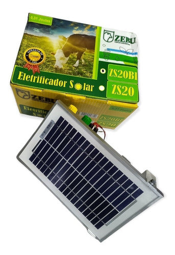 Aparelho Choque Solar Zs20bi C Bateria Moura Eletrificador 0