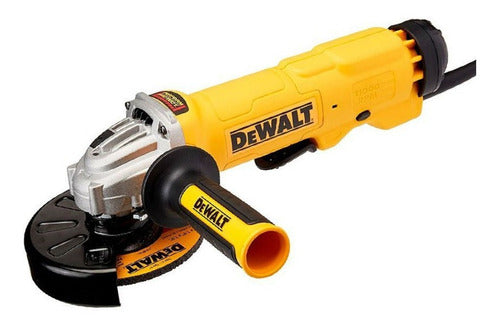 Amoladora  41/2  Dewalt  1500w Blindada Gatillo Paleta- Ynte 0