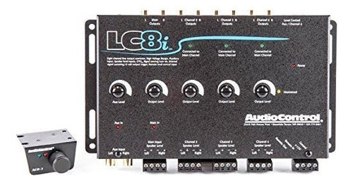 AudioControl LC8i Black Eight Channel Line Output Converter with Auxiliary Input 0