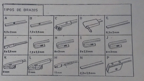 Wiper Arm Chevrolet Kadett All Models 2