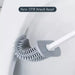 Flexible Silicone Toilet Brush with Hanging Accessory 4