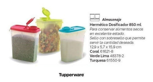 Tupperware® 850ml BPA-Free Airtight Dispenser 5