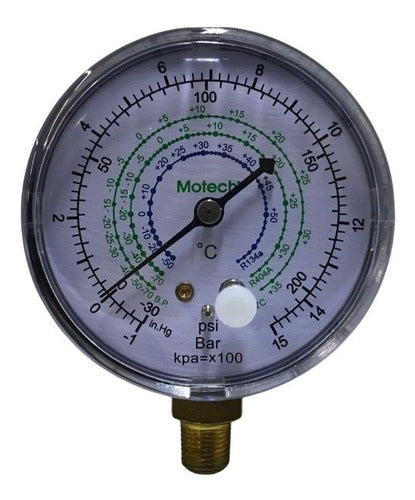 Motech Low Pressure Gauge R134a R404a R407c 1/8 NPT 0