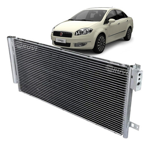 DENSO Original Air Conditioning Condenser Fiat Linea 1.8 - 1.9 0