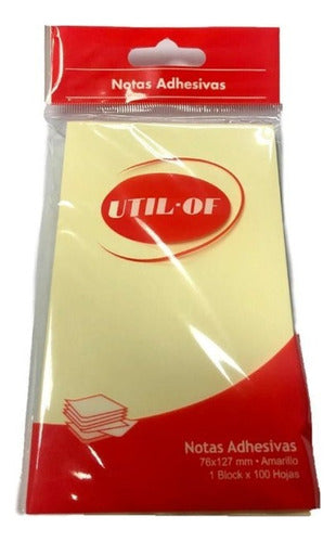 Util-of Sticky Notes 76 X 127 Mm 100 Sheets 12 Blocks 0