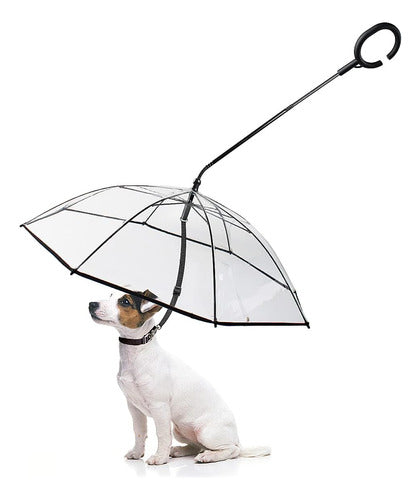 Namsan Dog Umbrella For Small-Medium Dogs - Pet Umbrella With Adjustable Leash 0