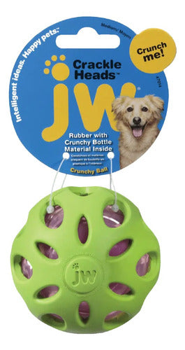 JW Crackle Heads Small - Dog Ball 1