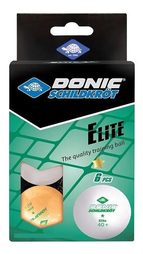 Juego Pelotas Pelotitas Ping Pong Donic Elite 1 Estrella X6 3