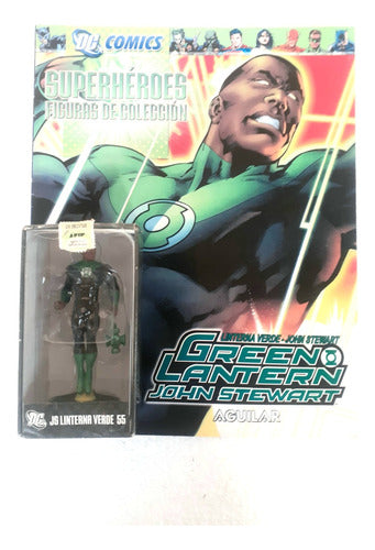 Revista + Figura De Plomo Dc Comics Linterna Verde #55 0