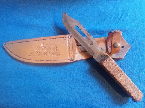 Cuchillo Biselcorte Acero Sueco. 12 Cm De Hoja. Mango/corcho 0