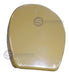 Derpla Toilet Seat Table Pilar with Golden Chrome Hardware MDF 6