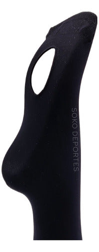 Ballet Dance Socks with Convertible Opening Lycra by Soko Sports 5