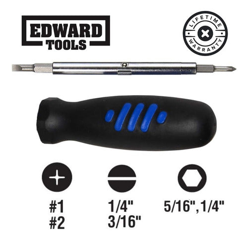 Edward Tools 6-In-1 Multitool Screwdriver - Handy and Versatile 1