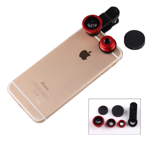 TecnoliveUSA 3 in 1 Phone Lenses + Fish Eye + Macro + Wide Angle 1