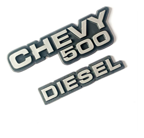 Autostyle Pro Uruguay Chevy 500 + Diesel Emblems Kit 0